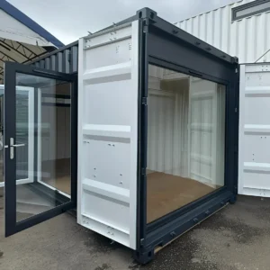 20ft x 8ft Custom Shipping Container Conversion – Portable Building