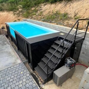 Pink 20 Ft Container Pool - Image 8